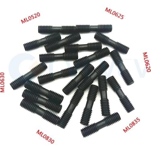 10pc ML0520 ML0620 ML0625 ML0630 ML0830 ML0835 CNC Lathe High Quality Double Head Screw CNC Machine Tool Accessories Spare Screw