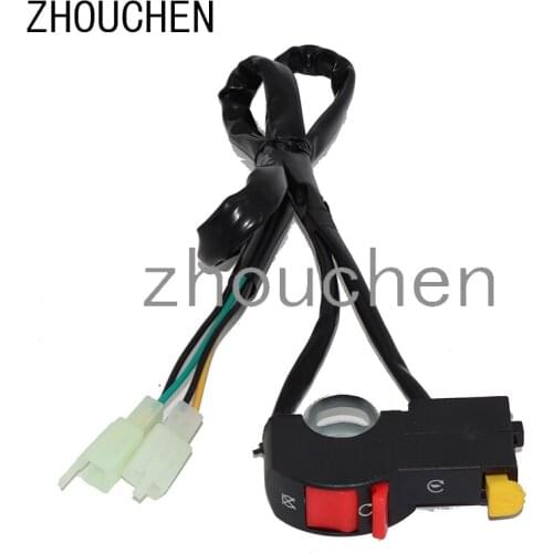 Universal Motorcycle Engine Stop Start Kill Switch Headlight Push Button for ATV Dirt Bike Scooter Quad Parts 50-125cc