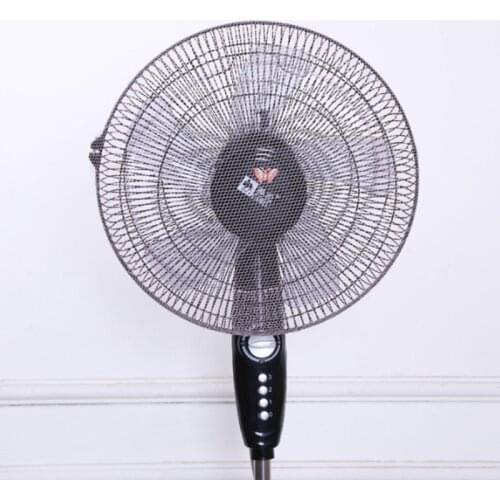 Home Use White Electric Fan Covers For Baby Kids Finger Protector Safety Mesh Nets Cover Fan Guard Home Office Dust Cover