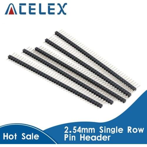 1lot=10pcs 1x40 Pin 2.54mm Single Row Female + 10pcs 1x40 Male Pin Header connector
