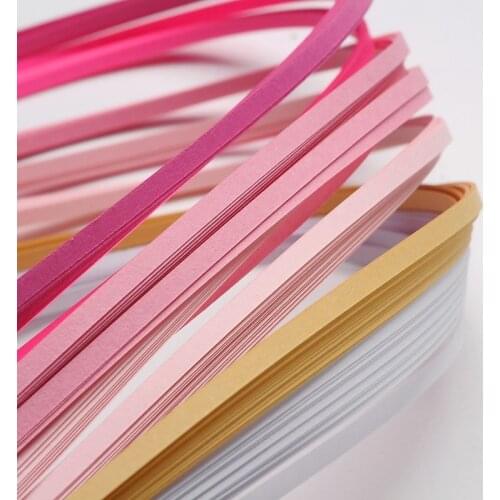 1 Bag Quilling Paper Strips For DIY Decoration, 390x3mm;530x5mm; about 120strips/bag