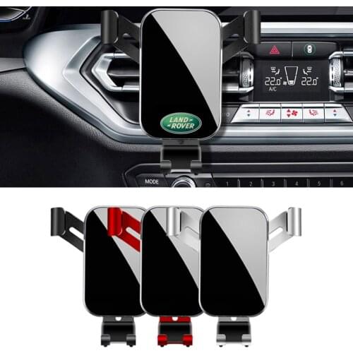 1Pcs Car Styling Phone Holder GPS Accessories For Land Rover SV SVR Velar Aurora Range Rover Evoque RR EVQ Defender Freelander