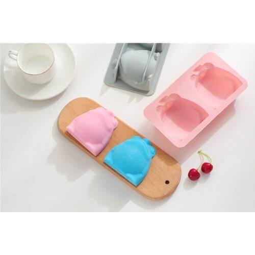 1PC New Frog Cake Mold 3D Silicone Baking Tools Pudding Dessert Mold Chocolate Soap Mold OK 1036