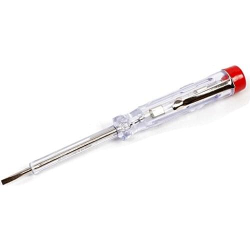 10Pcs Current Tester 100-250V Phase Electrical Voltage Tester Induced Electric Pen Detector Screwdriver Probe Test Pen