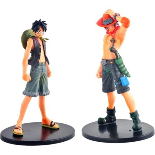 15cm Anime One Piece Toy Figure Luffy Ace PVC Model