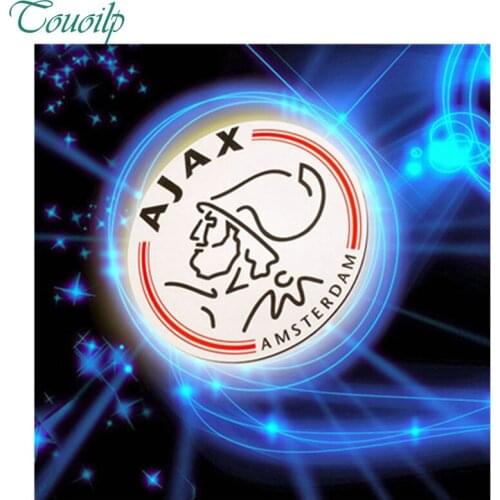 Diy diamond painting AJAX football shield full round&spuare diamond painting diamond cross stitch crystal mosaic handmade hobby