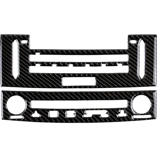 AU05 -for LEXUS IS250 IS350 2014-2018 Car Carbon Fiber Sticker Interior Center Console CD Panel Cover Trim Car Styling Sticker