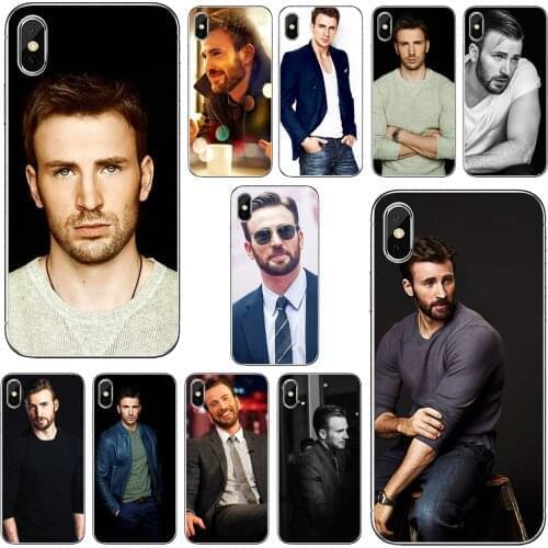 Phone Covers For Huawei Honor 6 6A 7 7X 7A 7C 8 8C 8X 9 9X 10 10i 20 Lite Play Pro Sexy-USA-Man-Chris-Evans-Captain-America