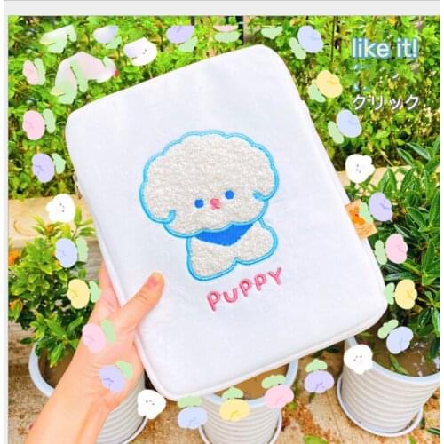 Tablet Case Pouch Ipad pouchBear ipad bag 11 inch 10.5 inch 9.7 inch liner bag ins wind flat bag