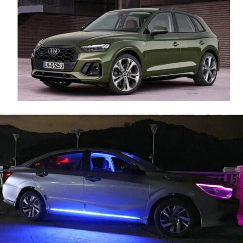 Remote Car Door Decorative Mood Lighting For audi a4 b5 b6 b8 b7 a6 c5 c6 a3 b5 q5 a6 a5 a1 a2 a3 a7 q3 q5 q7 tt