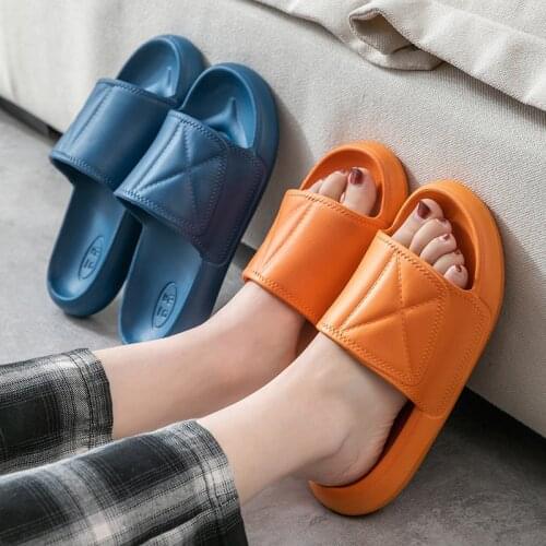 Slippers Female Couple Indoor Slippers Eva Platform Non-Slip Indoor Slippers Shoes Men Wear-Resistant Mens Slippers Indoor