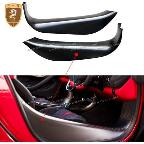 For Mclaren 540c/570s Glossy/Matte Carbon Fiber Door Sills Cover Scuff Threshold Panels Interior Trim Car Accessories
