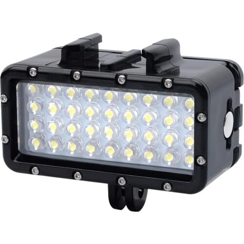 Gopyks For Xiaomi Yi GoPro 6 5 4 Diving LED Fill Light Mount for GoPro Hero 8 7 SJCAM SJ7 Sony insta360 Sport Camera Accessories