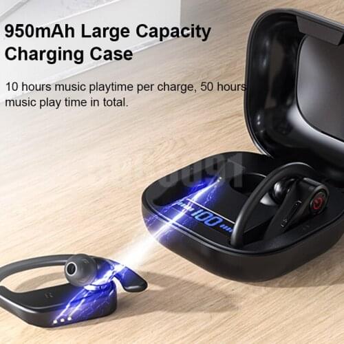 HBQ Q62 Bluetooth 5.0 Earphone TWS Ultra-long Wireless Bluetooth Headset gaming Waterproof Stereo Hands-free Phone Earplugs