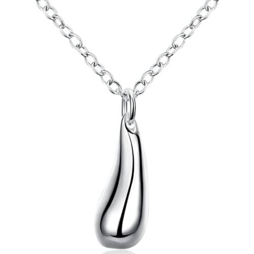 Best selling sterling silver jewelry fashion drop pendant ROLO chain ladies necklace simple and attractive