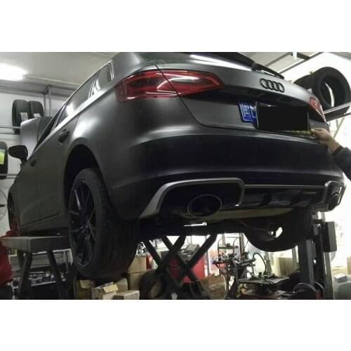 Suit For Refits Front Bar Middle Net Rear Lip Tail Mouth Side Skirt Big Surround Audi A3 Upgrades Rs3