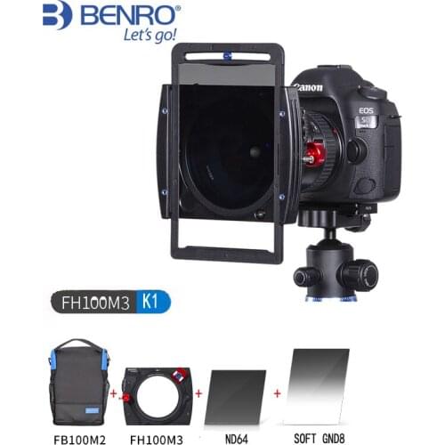 Benro FH100M3K1 100mm system Filter kit FH100M3 holder+ND64+SOFT GND8+FB100M2 bag set