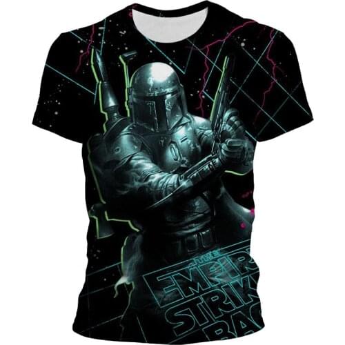 Summer The Mandalorian Child T-shirt 3D Print Harajuku Men Women Children Short sleeve shirts New Fashion Male Tee Shirt