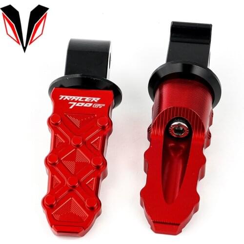 Logo For Yamaha Tracer 700 GT Tracer700gt 2018 2019 2020 Accessories Motorcycle Passenger Foot Pegs Footrests High Quality