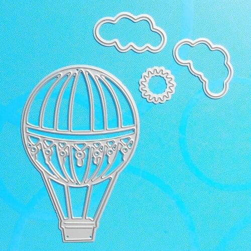 YLCD855 Hot Air Balloon Metal Cutting Dies For Scrapbooking Stencils DIY Album Cards Decoration Embossing Folder Die Cutter Tool