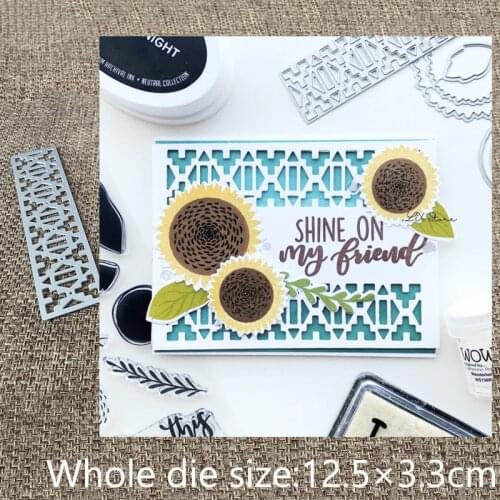 New Design Craft Metal stencil mold Cutting Dies Aztec Border decoration scrapbook die cuts Album Paper Card Craft Embossing