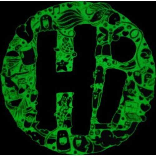 Mix Logo Hi Patches Luminous Apparel Accessories Clothing Thermal Transfer Paper Iron Ons Sticker for Clothes Fluorescence Patch