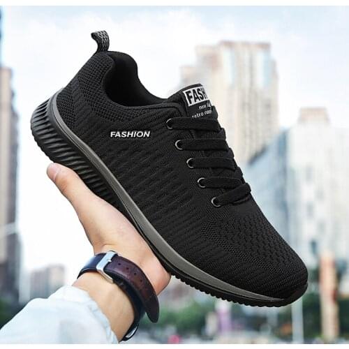 New Mens Breathable Running Sneakers Professional Running Shoes Outdoor Comfortable Walking Shoes Mens Shoes Large Size