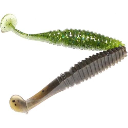 7cm 2.4g fishing soft lures Japan fishing worms 50pcs/lot grub soft bait fresh salter water fishing tackle free shipping