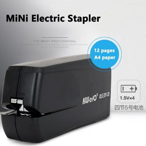 New Electric Stapler Machine Battery Portable Automatic No.10 Staples School Paper Stapler Office Stationery 5390