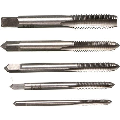 Hand Machine Straight Groove Tap M3-M8 Quick Tapping Five-Piece Set Internal Thread Hardware Tools Wholesale