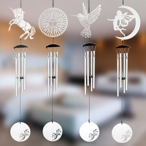 Nordic Ins Wind Chime Cute Wind Chime Metal Music Spiral Crystal Ball Wind for Indoor and Outdoor Home or Store Decoration