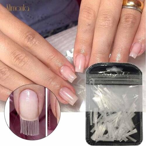 1 Pack 3cm Nail Extension Fiber UV Gel Acrylic For Nail Art Tips Fiber Glass Nails Manicure Salon Silk Building Nail Tools