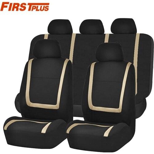 Universal Elastic Full Seat Covers Universal Fit Front Back Seat Protector Cushion Cover Auto Chair - Car Styling