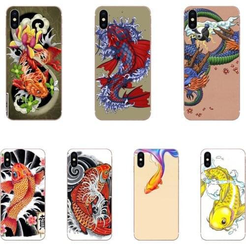 Japanese Tattoo Koi Fish For Sony Xperia XZS XA1 L1 XA X Z Z1 Z2 Z3 Z4 Z5 XZ1 Compact E5 XZ Premium Soft Quinn Phone