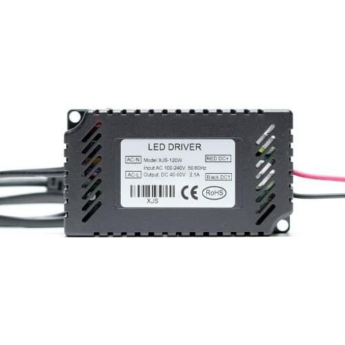 120W 2100mA 40~60V Constant Current Plastic Case LED Grow Light Power Driver for QB288 LM301B LM301H LM281B ( Non-Waterproof)