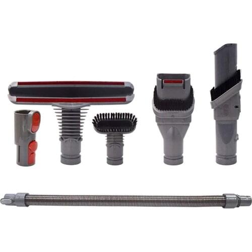 6 pcs / lot replace part adapter brush Extension Hose for Dyson V8 Absolute/V8 Animal/V7 V10 Vacuum Attachments Kit Accessories