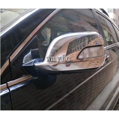 ABS Chrome Door Side Rear View Mirror Cover Trim Sticker Accessory Car Styling Model For Honda CR-V CRV 2007 2008 2009 2010 2011