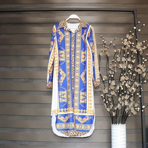 African Dresses For Women Dashiki Turn-down Collar African Clothing Femme Robe Knee-Length Party Dress vestito da donna