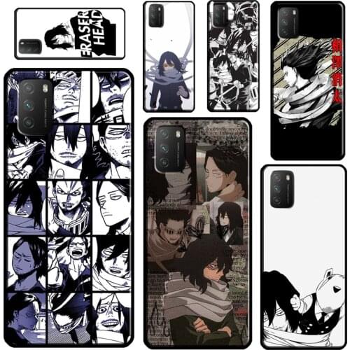 Aizawa Shota My Hero Academia For POCO X3 Pro F2 F3 M3 Case For Xiaomi Mi 11 Ultra Note 10 Lite Mi A3 9T 10T Pro Cover