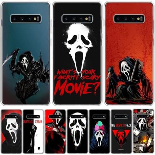 Ghostface Scream Phone Case For Samsung GalaxyA90 A71 A70 A51 A50 A41 A40 A30 A21 A10 A9 A8 A7 A6Plus M30S A20E A01 A10S A20S Co