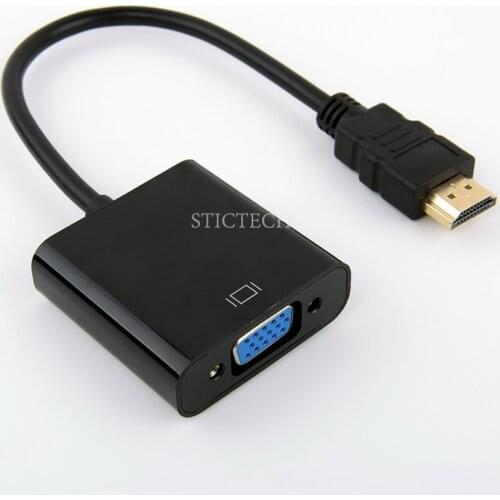 By dhl or fedex 200pcs/lot HDMI To VGA Cable HDMI To VGA Adapter HDMI To VGA Converter HDMI Male To VGA Famale