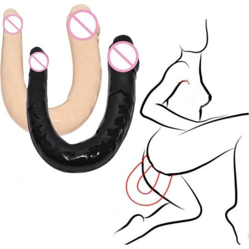 Long Soft Lesbian Vagina Anal Plug Butt Plug Massager Realistic Adult Dildo Dildo Anal Sex Toys for Woman Men Couples Sex Shop