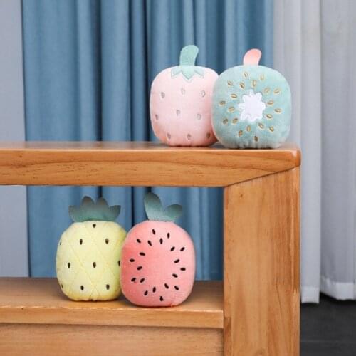 Pet Cats And Dogs Bite Resistant Interactive Plush Fruit Sounding Toys