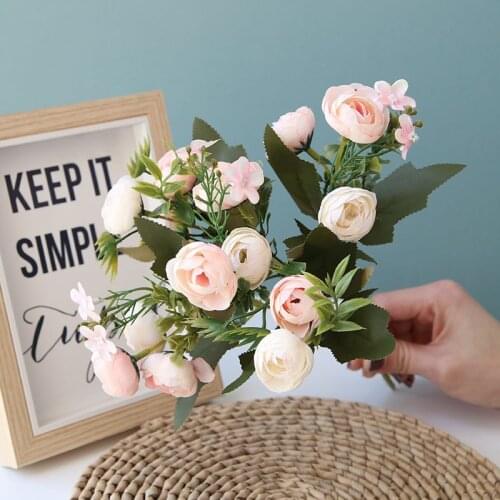 Artificial Carnation for Home Decor Wedding Bridal Accessories Diy Crafts Silk Carnation Artificial Flowers