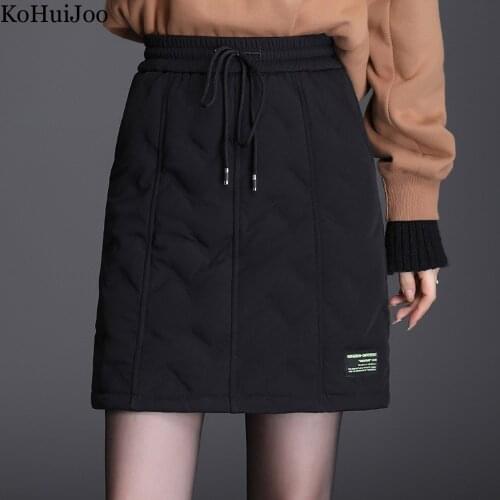 Женские теплые юбки KoHuiJoo China At AliExpress