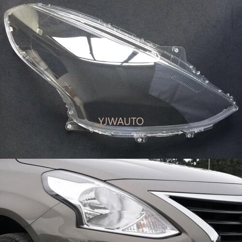 Car Headlamp Lens For Nissan Sunny 2014 2015 2016 Car Replacement Auto Shell Cover