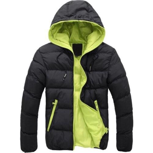 2019 Autumn And Winter New Style Fashion Casual Slim Fit Hooded Cotton-padded Clothes Male STUDENTS Youth Cotton-padded Clothes