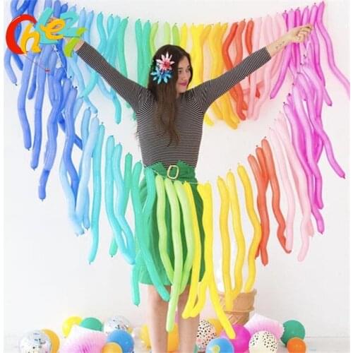 50pcs 1.8g/pcs 260 Magic Balloons Long Balloon Modelling Latex balloons Clown ballons Assorted many Color Toys Good quality