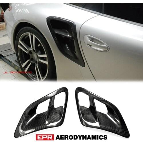 Car-styling For Porsche 911 2007-2010 997 Turbo & GT2 Turbo Side Carbon Fiber Air Intake Scoop Replacement