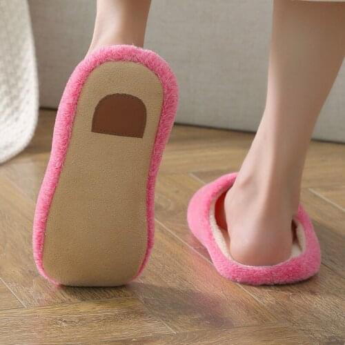 SunNY Everest winter slipper women indoor home couple cotton slipper floor shoes warm mute non-slip simple life